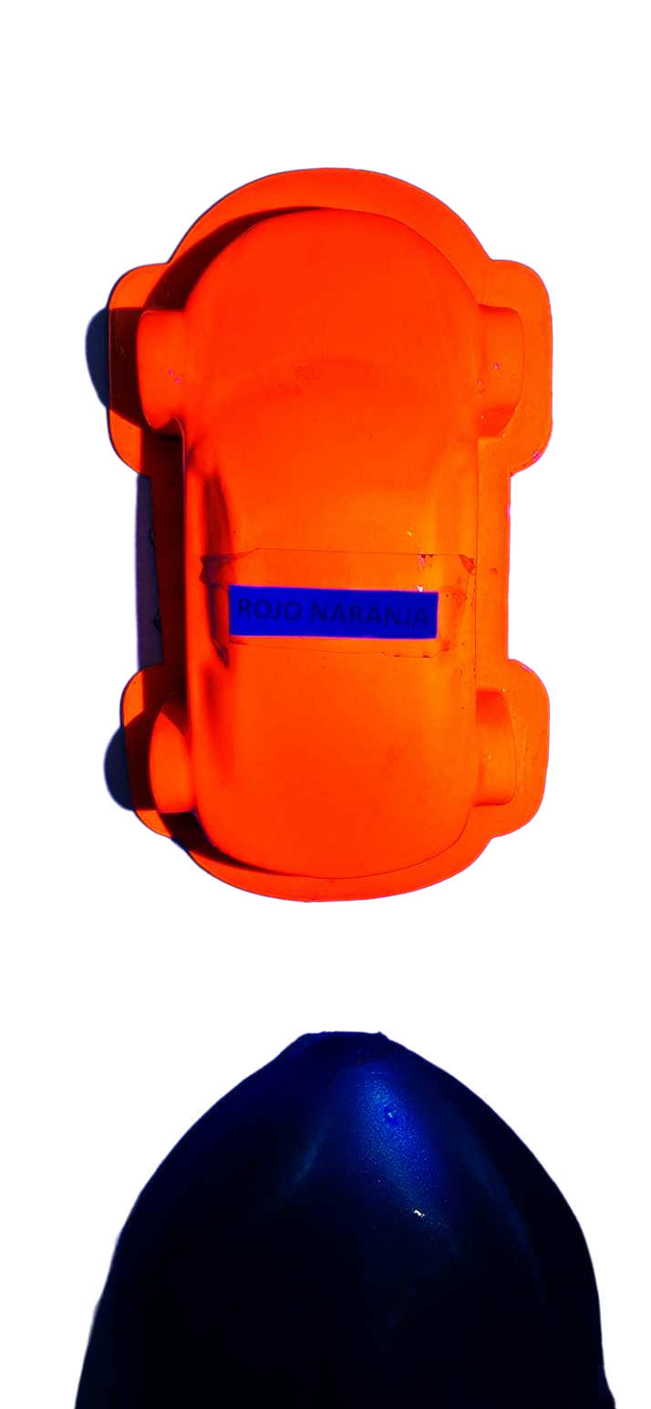 Fluorescente Rojo Naranja — Línea Fluorescente de AK7